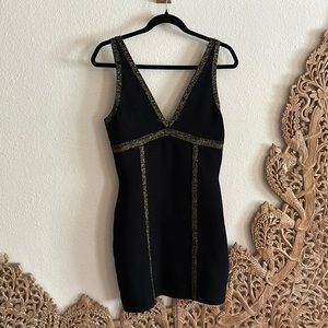 Herve leger inspired body con dress, super fitted and flattering!